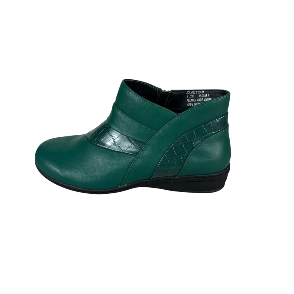 COMFORTVIEW JOLENE Green Wide Ankle Boots Booties